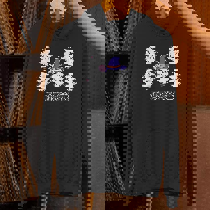 ゴースト！『おばけ 5ファイブ』【ゆるフレンズ】ハロウィンの まほうつかい お化け かわいいキャラクター イラスト パーカー