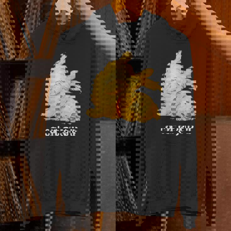 ゴールデンレトリバー ゴールデン 犬 Can't Get Up かわいい やる気スイッチ故障中 水彩 おもしろ 犬好き Hoodie