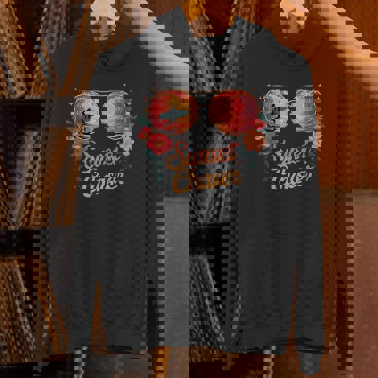 サンセット チェイサー サーフィン トロピカル バイブ パーカー