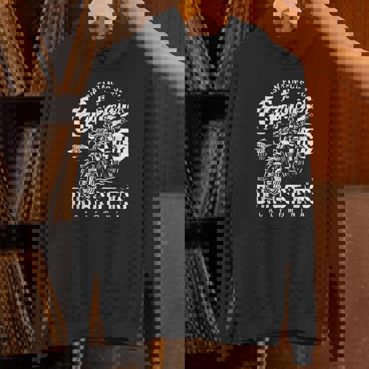 サンフランシスコ カフェ レーサー ドラッグスター レトロ バイク バイカー パーカー