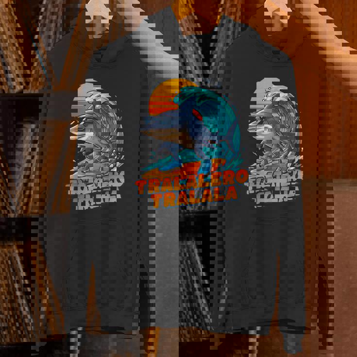 サーフィン トララレロ トラララ イタリアンブレインロットミーム パーカー