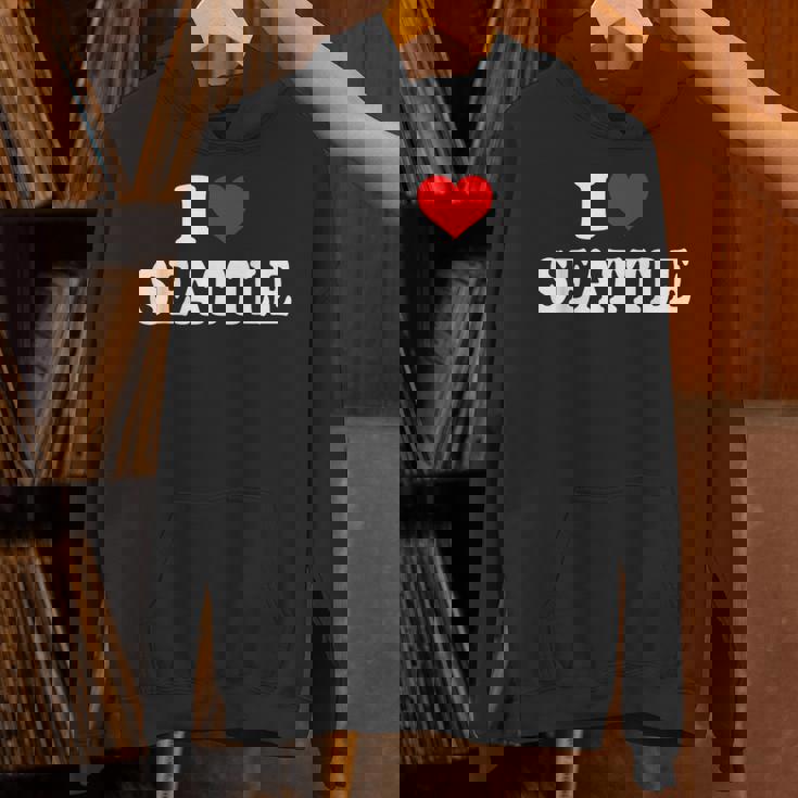 シアトル I Hearteattle I Loveeattle パーカー