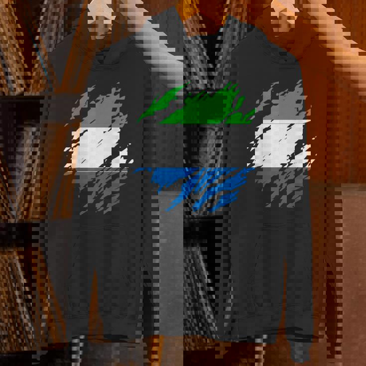 シエラレオネの国旗シエラレオネ パーカー