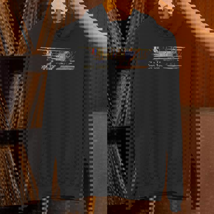 ショートフォルダー イギリス Ww1 複葉機 水上機 ボンバー図 Hoodie