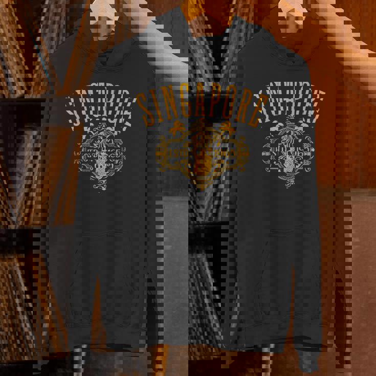 シンガポール メリオン ヴィンテージスタイル デザイン お土産 パーカー