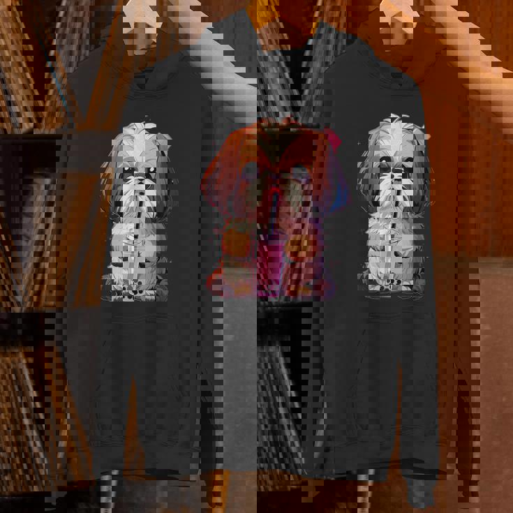 シーズー ボバティー バブルティー アニメ カワイイ 犬 パーカー