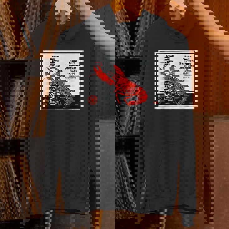 シーフード 1879 ドイツ ロブスター ザリガニ 甲殻類 レトロ パーカー