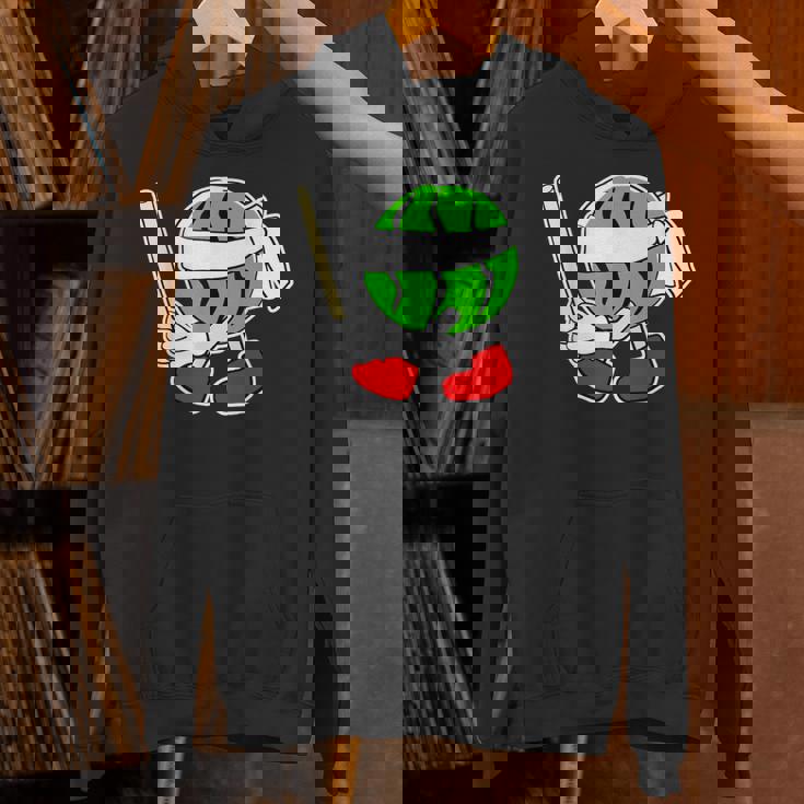 スイカ割り・夏 西瓜わり（すいかくん）【サマータイム】リゾート・夏 大好き／面白 イラスト Hoodie