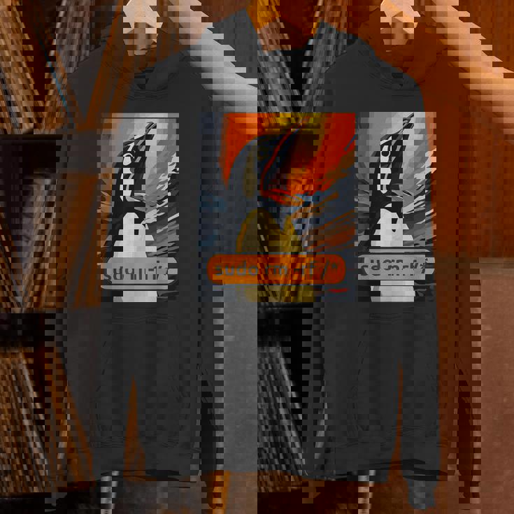 スクリーミング・タックス Linuxudo Rm-Rf Hoodie