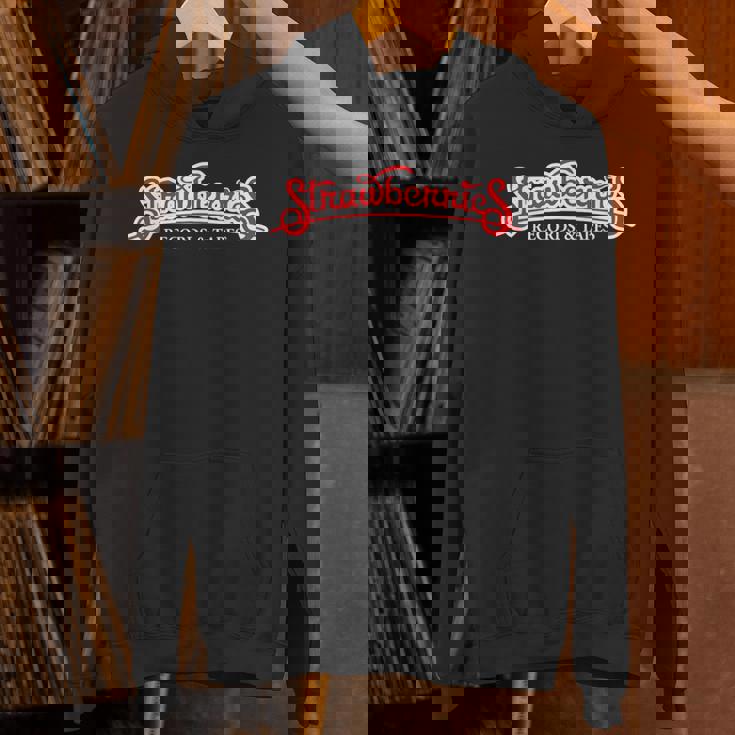 ストロベリー レコード・テープ ヴィンテージ レトロ 音楽 Hoodie