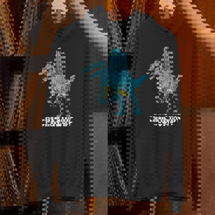 スピノサウルスの恐竜デザイン。 パーカー