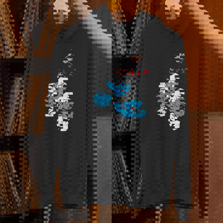 スマーフグループ スマーフ ガーガメル 魅惑のブルーフレンズのファン Hoodie