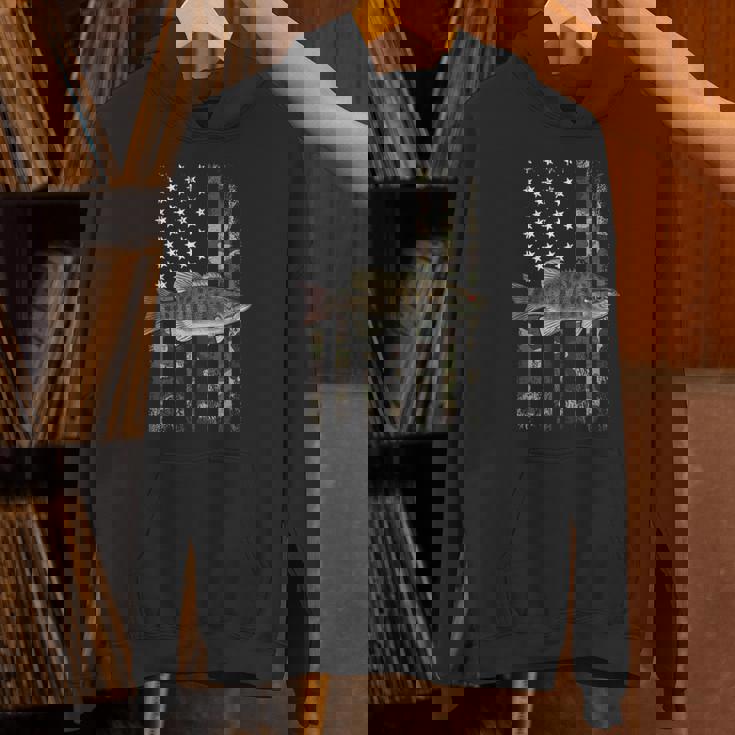 スモールマウス バス アメリカ国旗 スモールマウス バス パーカー