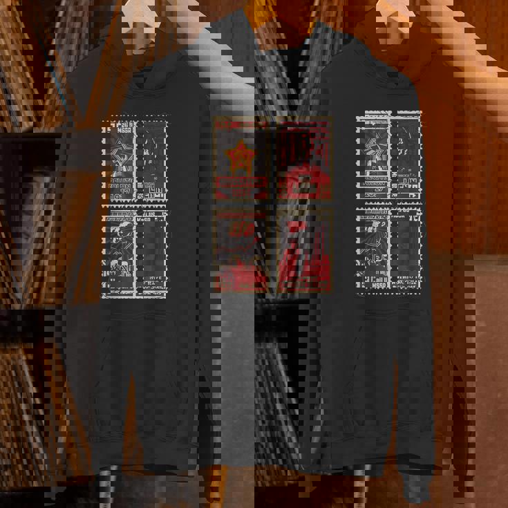 ソビエト消印sovi8ヴィンテージプロパガンダ。 パーカー