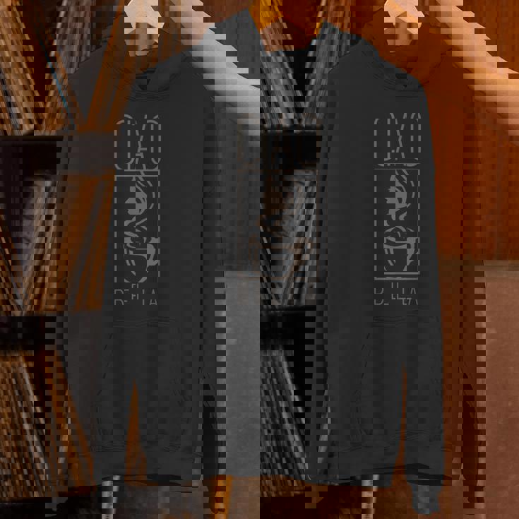 チャオベライタリアコーヒーカップイタリア語引用 Hoodie