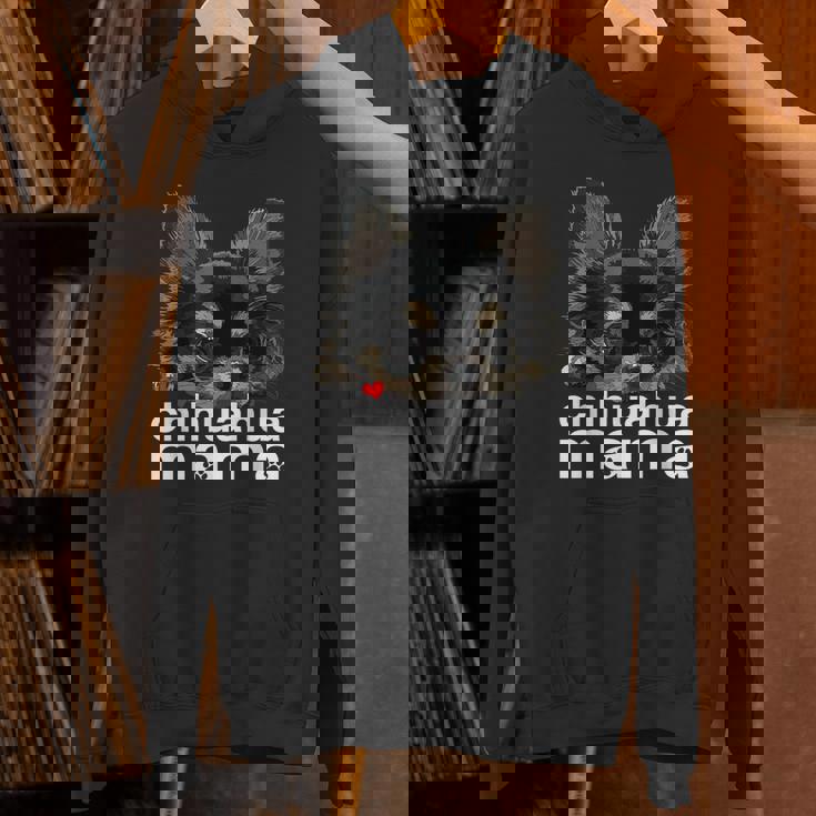 チワワ ママ チワワ 長髪 ママ ママ チワワ 犬 Hoodie