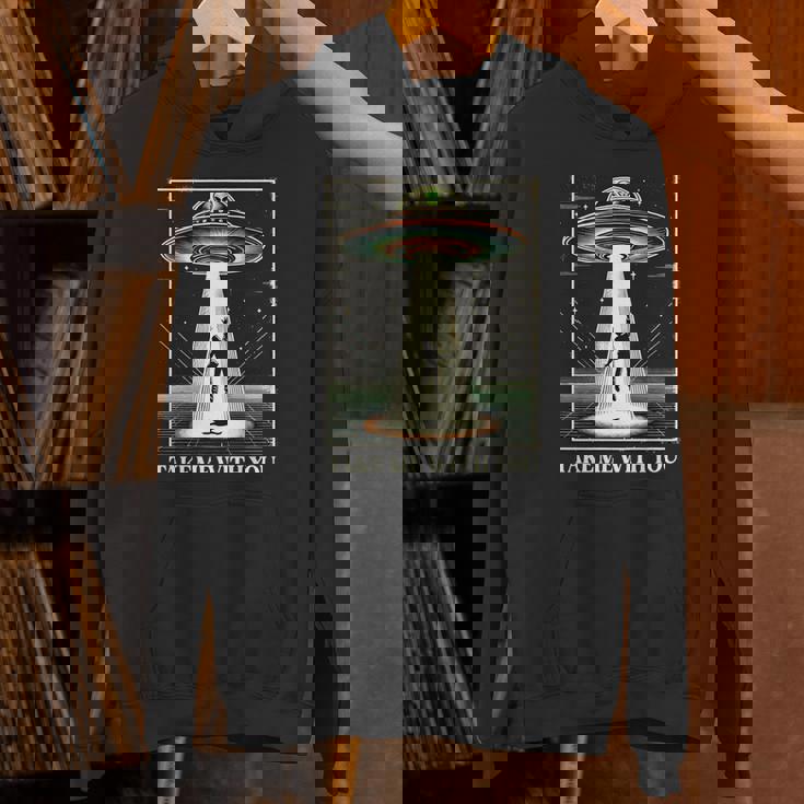 テイク・ミー・ウィズ・ユー エイリアン Ufo クローズエンカウンター ロズウェル エリア51 長袖tシャツ パーカー