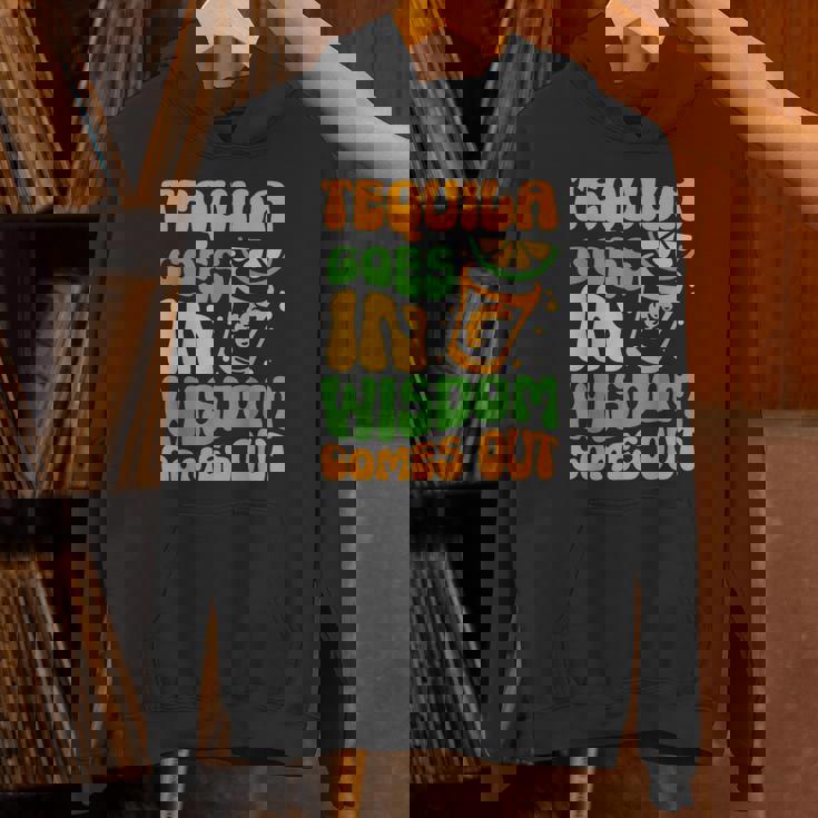 テキーラが知恵を生む 酒飲み ドリンク 飲酒 テキーラ パーカー