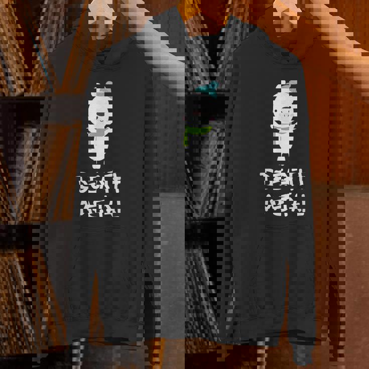 デスメタル ホッキョクグマ Cute Polar Bear Metalhead Death Metal パーカー