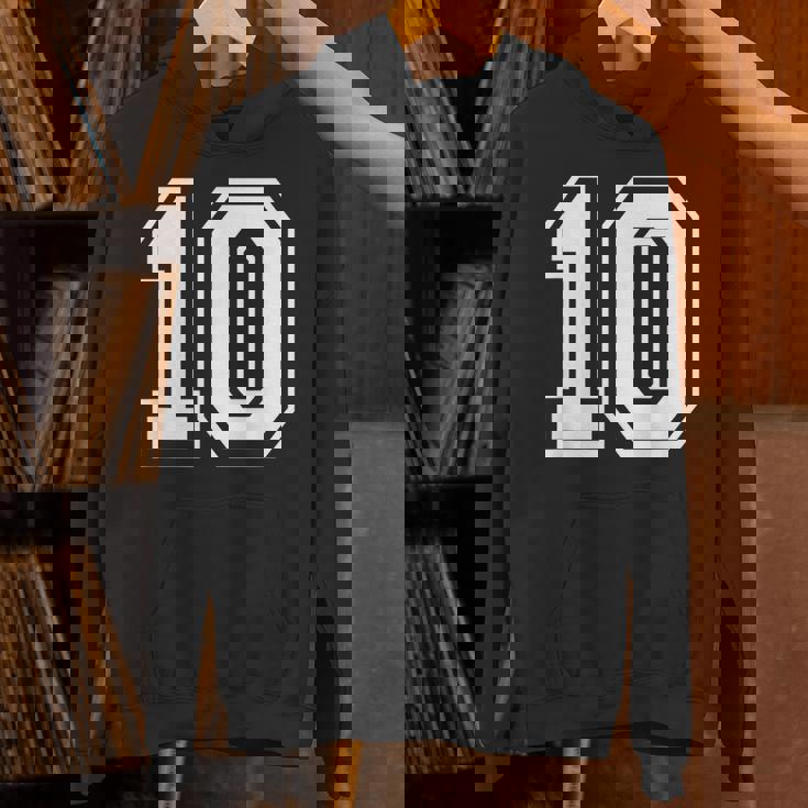 ナンバー10 誕生日ギフト スポーツ選手 チーム番号入りジャージ パーカー