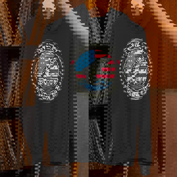 ニューヨーク市フィッシャーマンズクラブ アメリカ国旗釣り パーカー