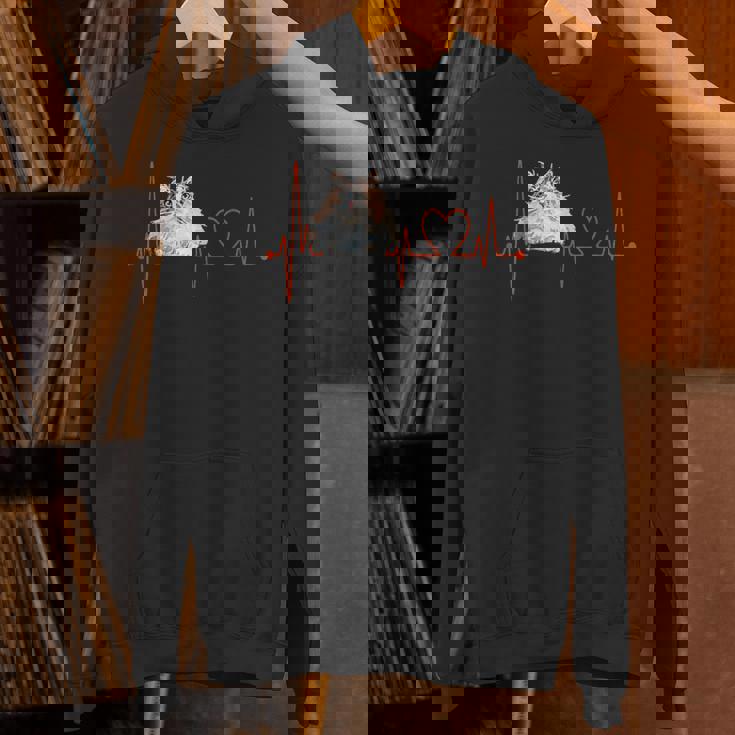 ノルウェージャンフォレストキャットハートビートekg ファニーアイラブマイキャット パーカー