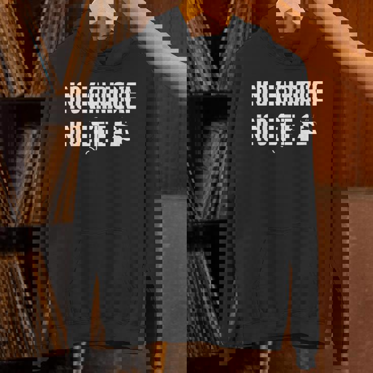 ノーカラオケノーライフ カラオケ好き 歌好き ヒトカラ好き 趣味 カラオケ パーカー