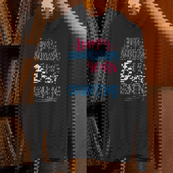 ハッピーアニバーサリー 25年 結婚25周年 パーカー