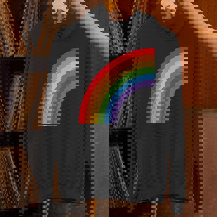 ハーフレインボー Roygbiv カラフルラッキーレインボー パーカー