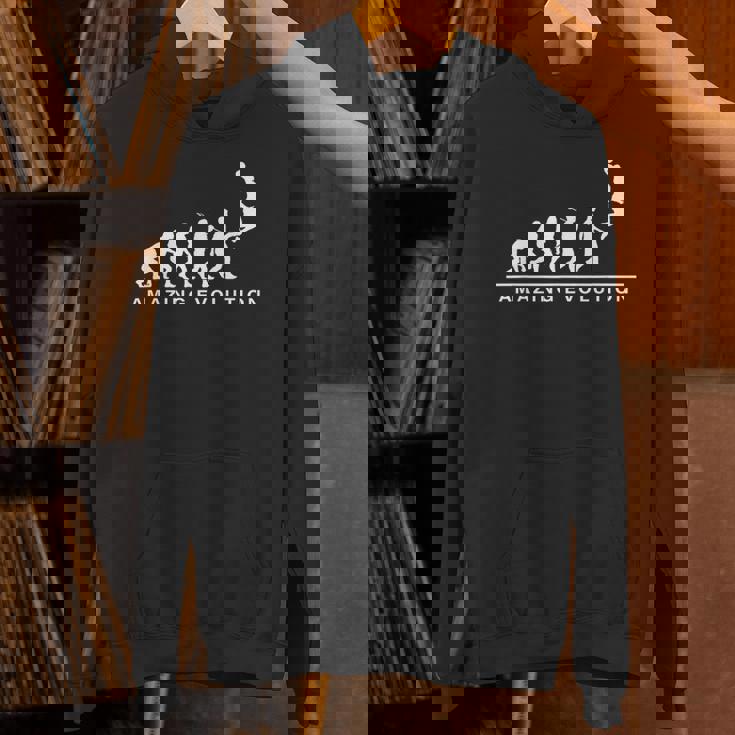 バスケットボール アメージング 進化論 面白い バスケ パロディ イラスト パーカー