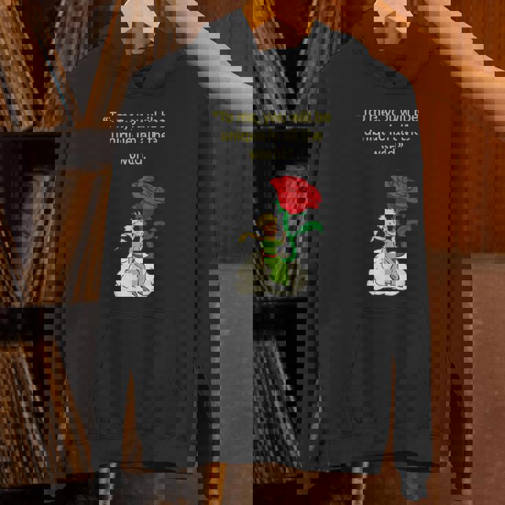 バラの言葉が入った星の王子様 パーカー