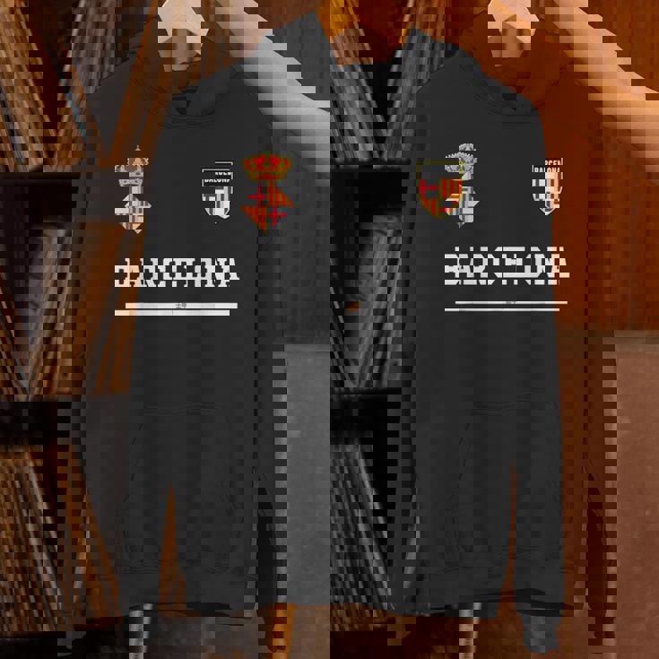 バルセロナ サッカースポーツ フラッグ フットボール Hoodie