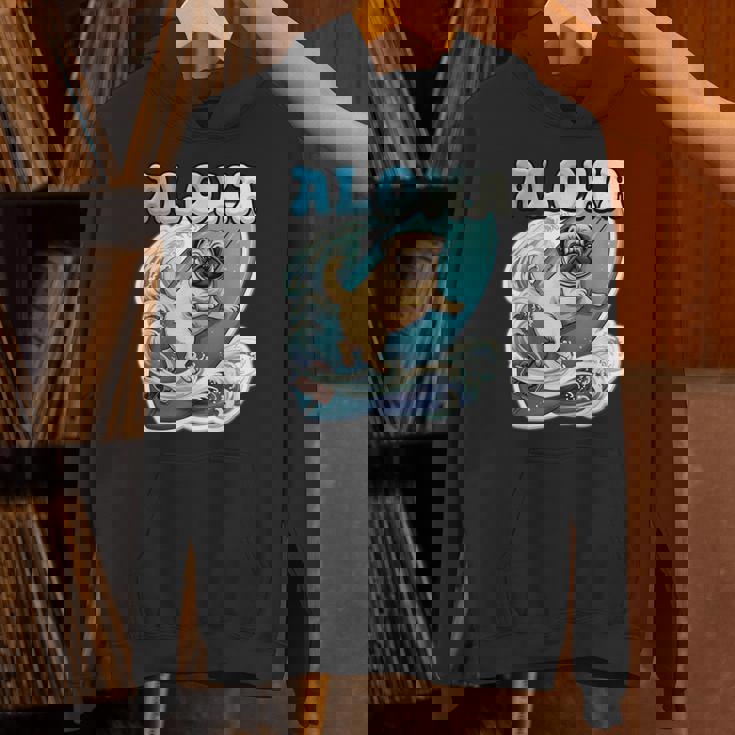 パグサーフィン アロハ サーフボード&ウェーブ パーカー