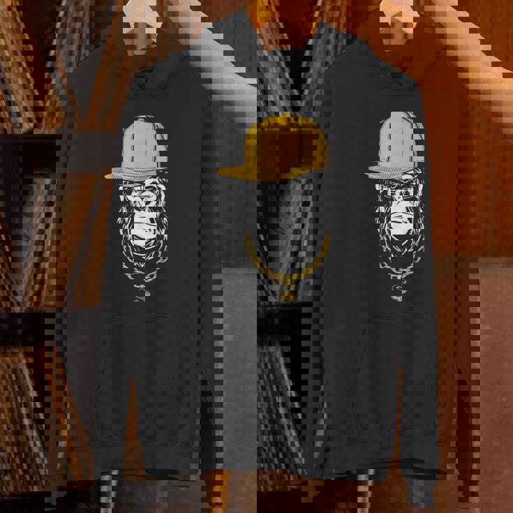 ヒップホップ ゴリラ ラッパー パーカー