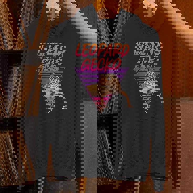 ヒョウ ヤモリ 80'Saporwave パーカー