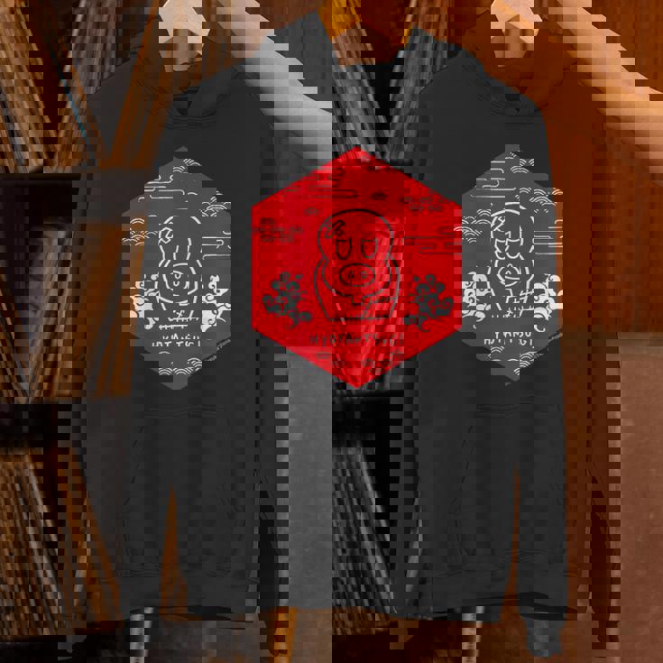 ヒョウタンツギ 和柄ヘキサゴン Ctezuka Productions パーカー