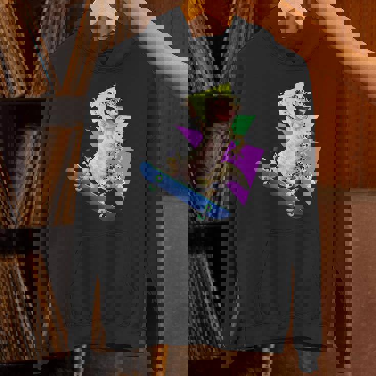 ヒョウモントカゲモドキ スケートボードのトカゲ パーカー