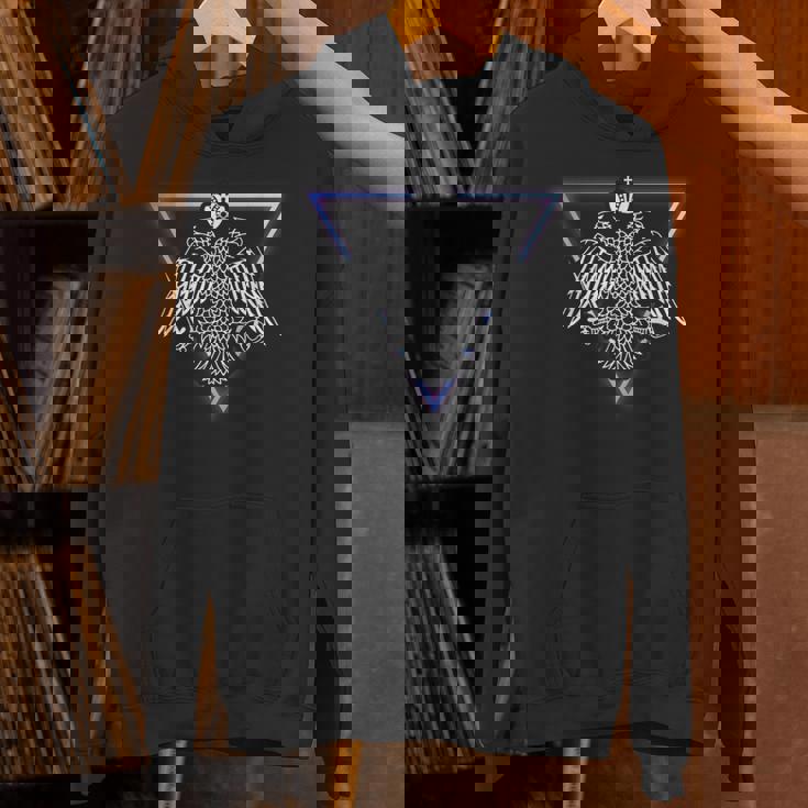 ビザンチンイーグル 東方正教会 クリスチャン 信仰 バイオレット Hoodie