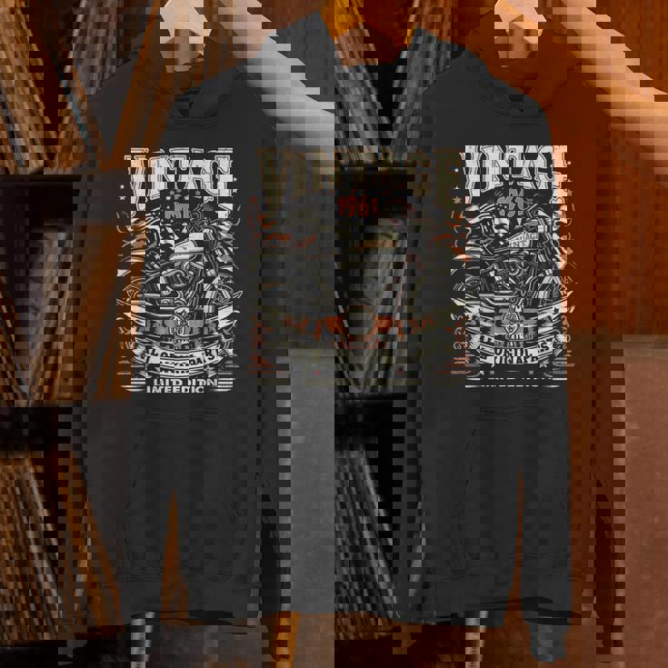 ビンテージ 1961 1961年生まれ 63歳の誕生日 バイクバイカー パーカー