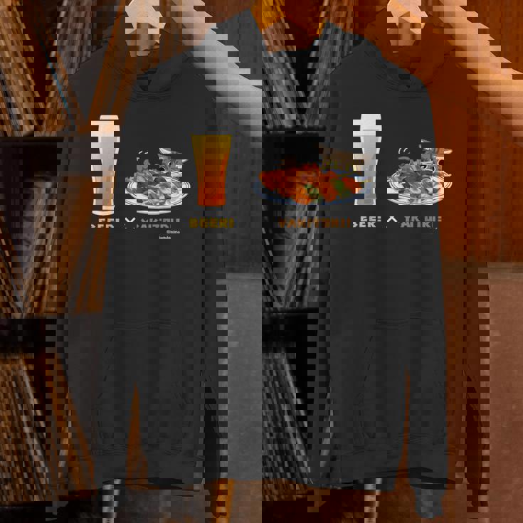 ビールとやきとりとねこ ビール 焼き鳥 猫 パーカー