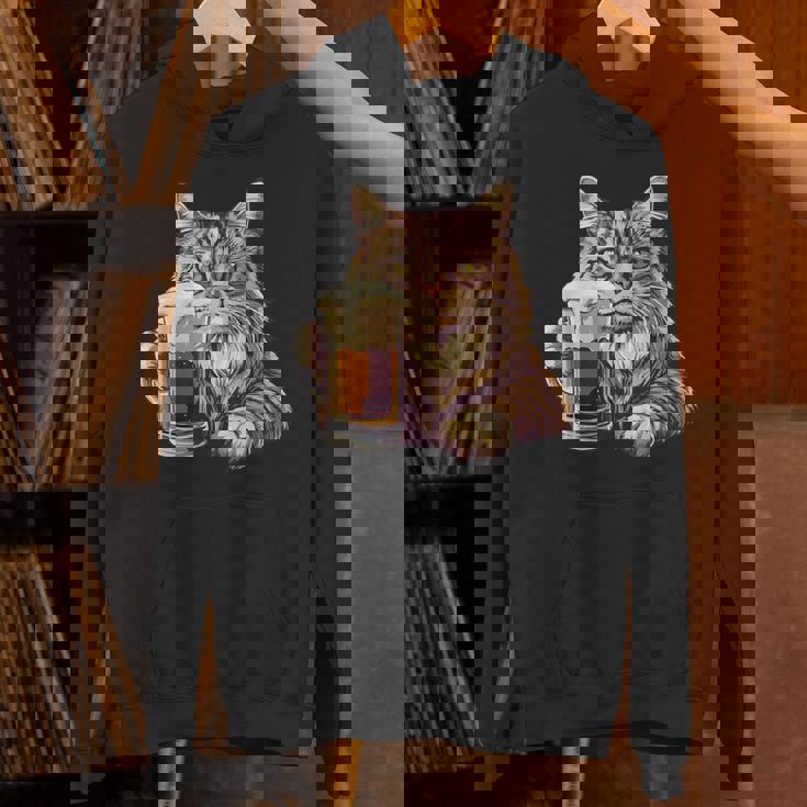 ビールジョッキ かわいい猫 パーカー