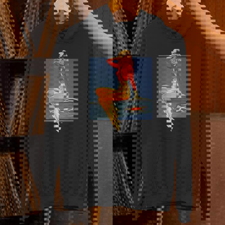 ピンナップガールww2軍空軍ポスターヴィンテージ パーカー