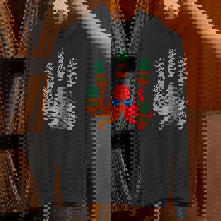 ファニー クール オレンジ タコ ジャグリング パイナップル パーカー