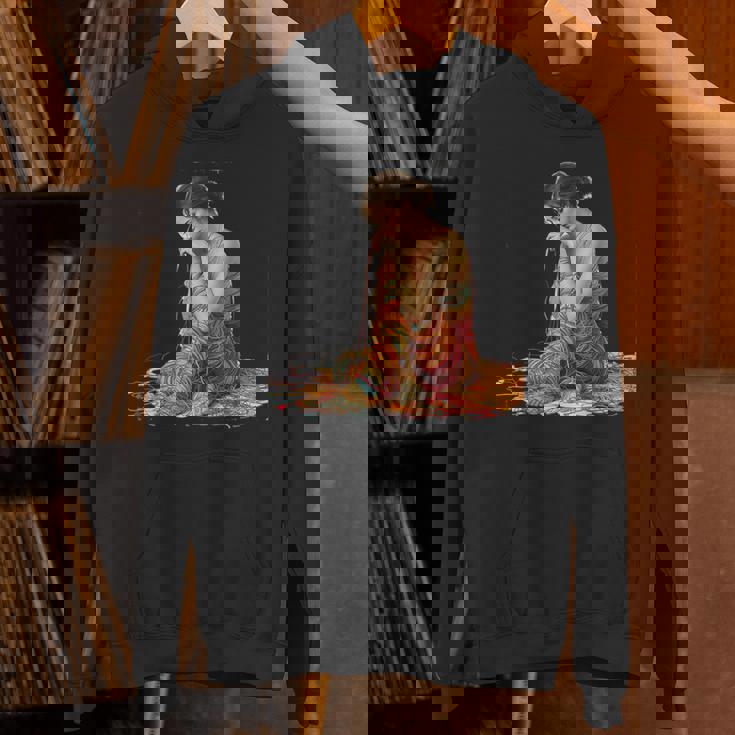 ファンタジー織りラップ糸 パーカー