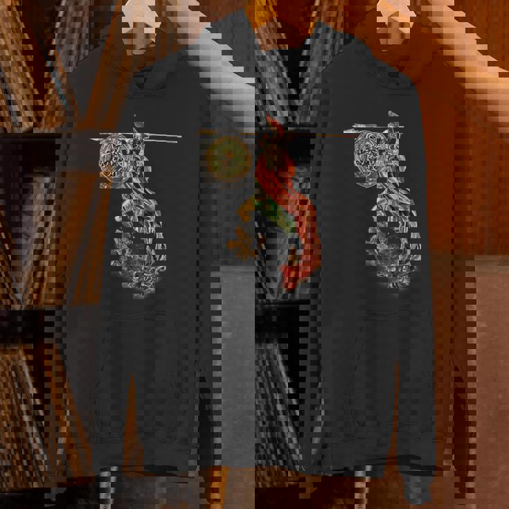 フクロウと槍のアテナ パーカー