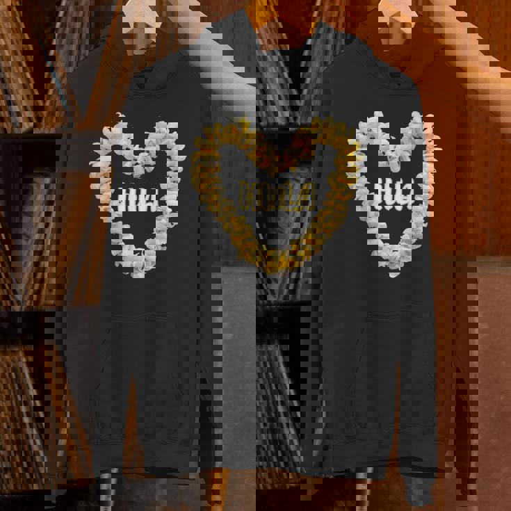 フラプルメリアハート レイダンサー ハワイ パーカー