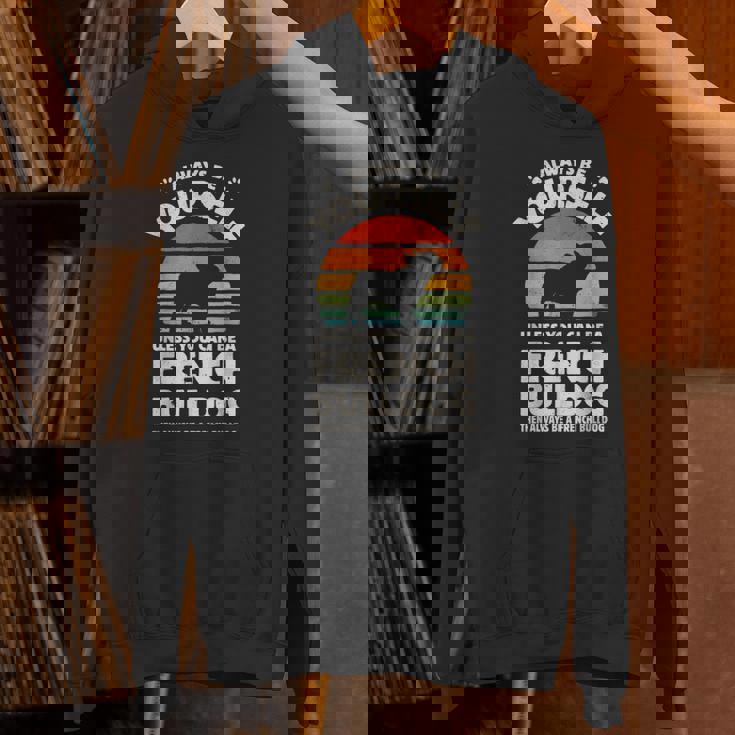 フレンチブルドッグ Always Be Yourself レトロ ヴィンテージ 60年代 70年代 犬 パーカー