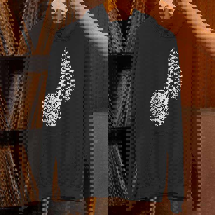 フレンチホルンのドローイング パーカー