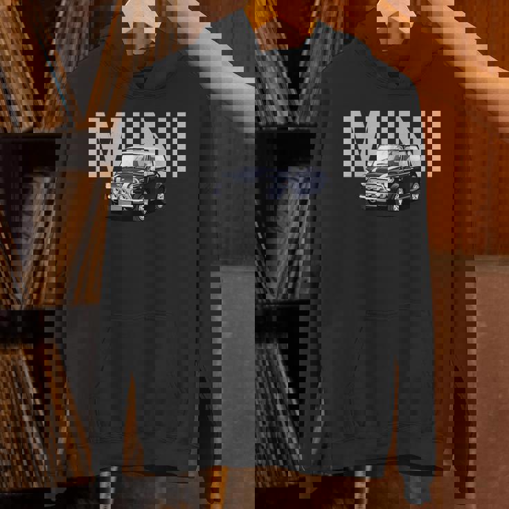 ブリティッシュクラシック スポーツカー ブルー ミニ パーカー