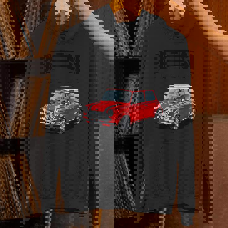 ブリティッシュクラシックカー レッド ミニスポーツカー パーカー